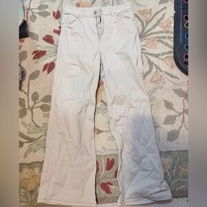 Beige Casual Pants